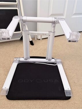 Odyssey LSTAND360WHT Folding Tabletop Laptop/Tablet Stand In White